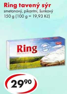 Ring tavený sýr, 150 g