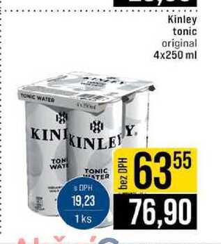 Kinley tonic original 4x250 ml