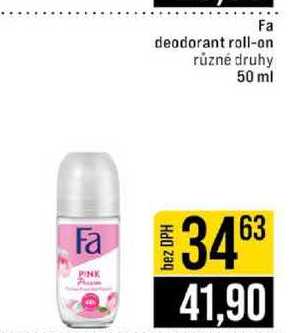 Fa deodorant roll-on různé druhy 50 ml