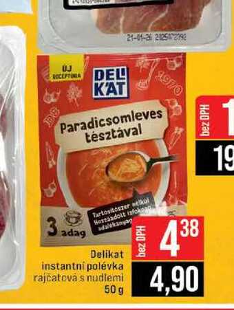 Delikat instantní polévka rajčatová s nudlemi 50 g 