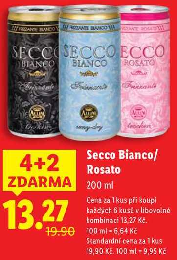Secco Bianco/Rosato, 200 ml