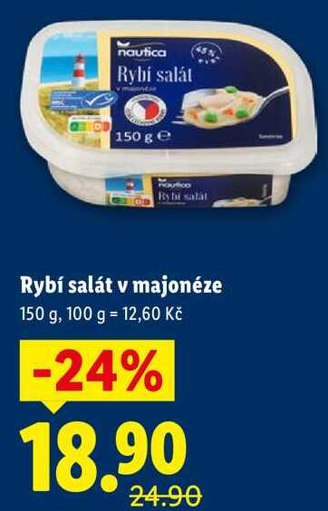 Rybí salát v majonéze, 150 g