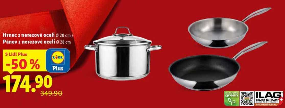 Hrnec z nerezové oceli / Pánev z nerezové oceli 