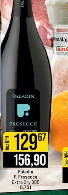 Paladin P. Prosecco Extra Dry DOC 0,75l