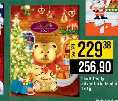 Lindt Teddy adventní kalendář 170 g 