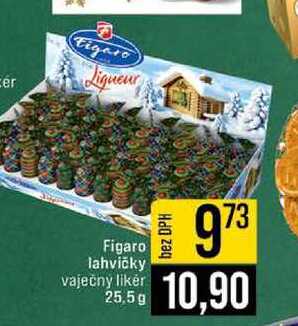 Figaro lahvičky vaječný likér 25,5g 