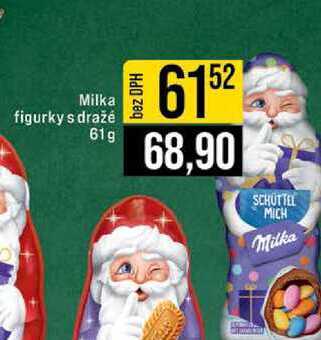 Milka figurky s dražé 61g
