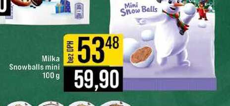 Milka Snowballs mini 100 g