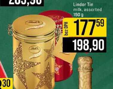 Lindor Tin milk, assorted 150 g