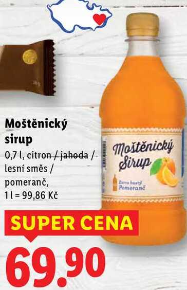 Moštěnický sirup, 0,7 l