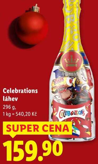 Celebrations láhev, 296 g