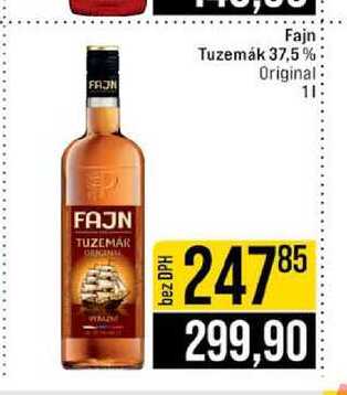 Fajn Tuzemák 37,5% Original 1l