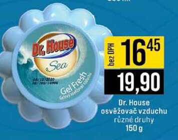 Dr. House osvěžovač vzduchu různé druhy 150 g