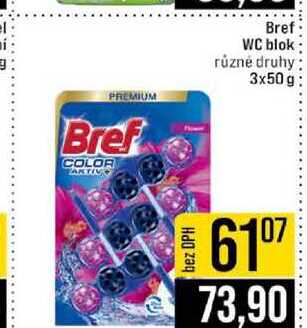 Bref WC blok různé druhy 3x50 g