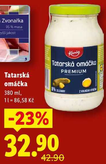 Tatarská omáčka, 380 ml