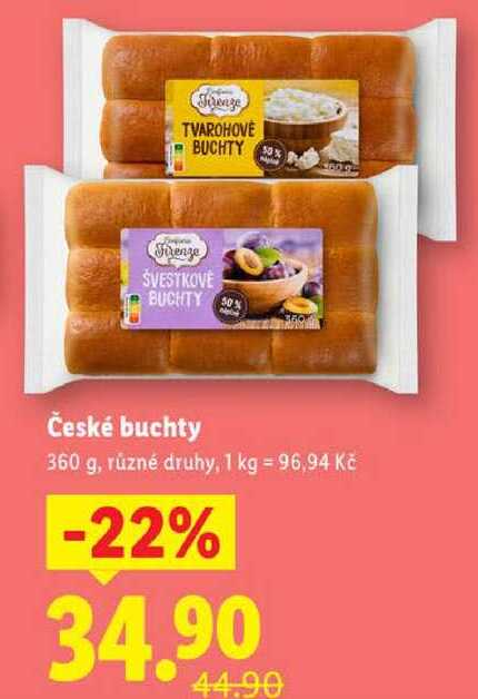 České buchty, 360 g