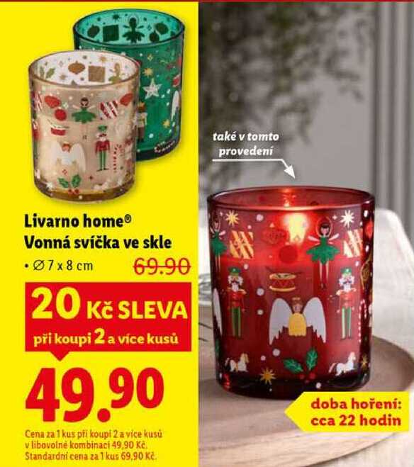 Livarno home Vonná svíčka ve skle 