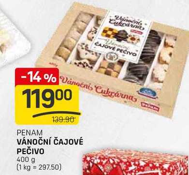 VÁNOČNÍ ČAJOVÉ PEČIVO 400 g