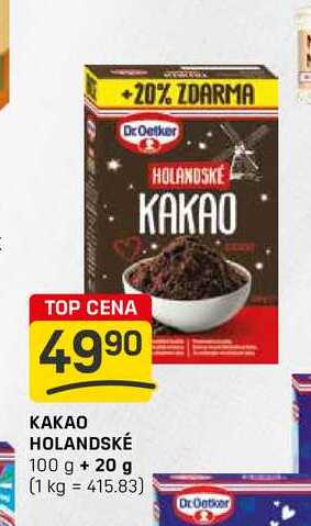 KAKAO HOLANDSKÉ 100 g