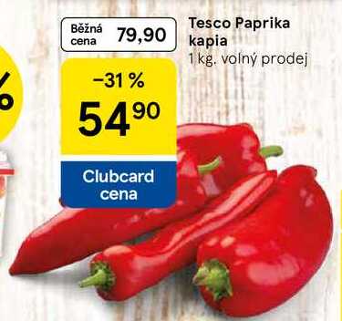 Tesco Paprika kapia, 1 kg 