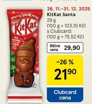 KitKat Santa, 29 g 