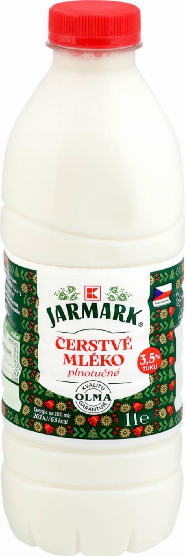 K-Jarmark Čerstvé mléko plnotučné