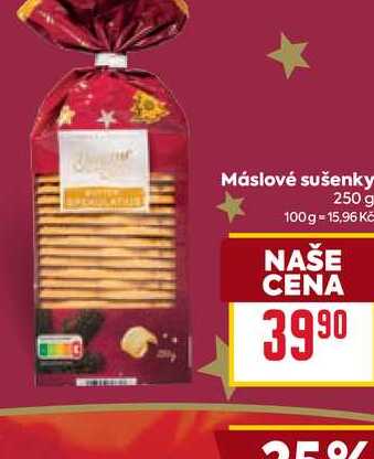Máslové sušenky 250 g