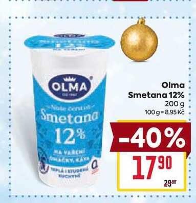 Olma Smetana 12% 200 g