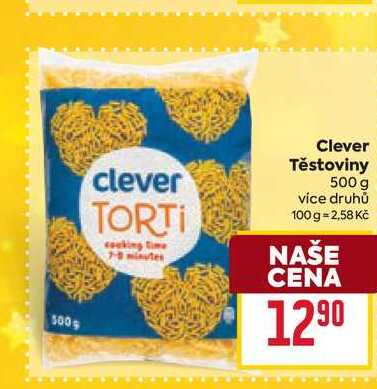 Clever Těstoviny 500 g 
