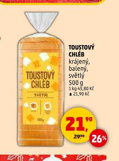 TOUSTOVÝ CHLÉB, 500 g