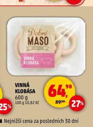VINNÁ KLOBÁSA, 600 g 