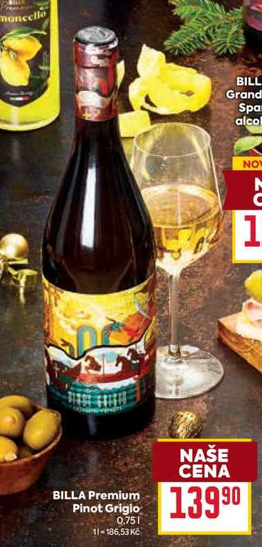 BILLA Premium Pinot Grigio 0,75l