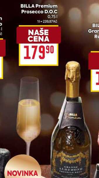 BILLA Premium Prosecco D.O.C 0,75l