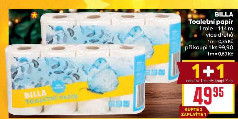BILLA Toaletní papír 