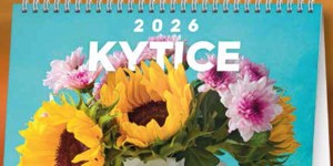 Stolní kalendář Kytice