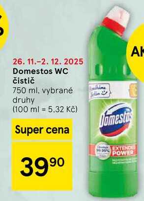 Domestos WC čistič, 750 ml, vybrané druhy  