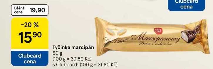 Tyčinka marcipán, 50 g 