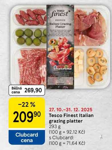 Tesco Finest Italian grazing platter, 293 g 