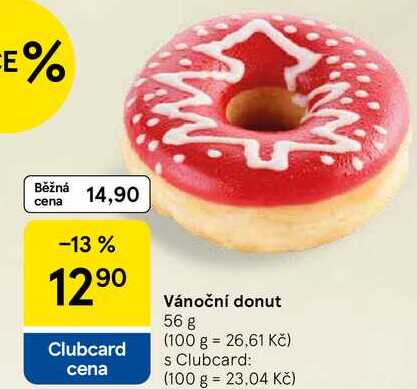 Vánoční donut, 56 g  
