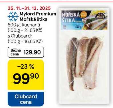 Mylord Premium Mořská štika, 600 g. kuchaná  
