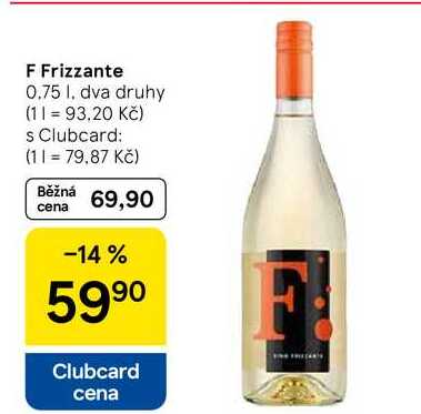 F Frizzante, 0.75 l