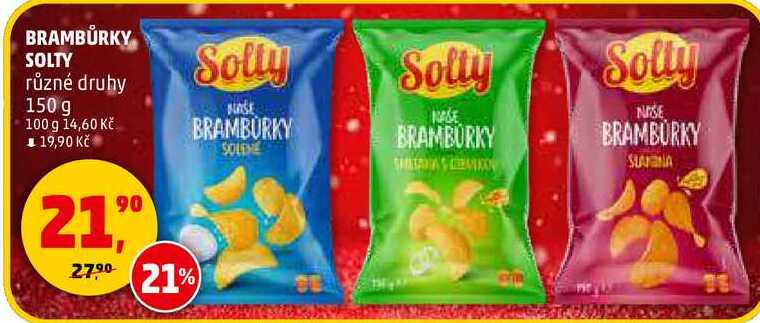 BRAMBŮRKY SOLTY, 150 g