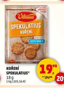 KOŘENÍ SPEKULATIUS, 18g