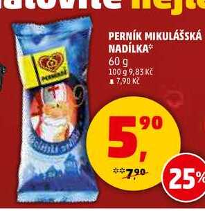 PERNÍK MIKULÁŠSKÁ NADÍLKA, 60 g