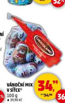 VÁNOČNÍ MIX V SÍŤCE, 100 g