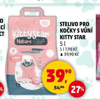 STELIVO PRO KOČKY S VŮNÍ KITTY STAR, 5 l