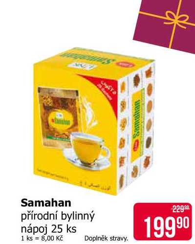 Samahan přírodní bylinný nápoj 25 ks 