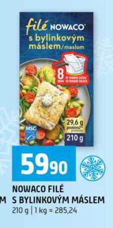 NOWACO filé bylinkovým máslem 210 g 