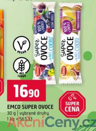 EMCO SUPER OVOCE 30 g vybrané druhy 
