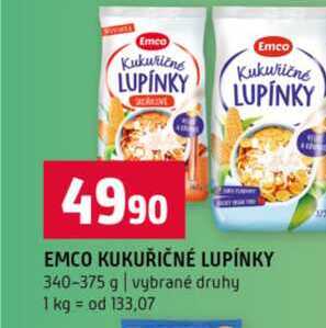 EMCO KUKUŘIČNÉ LUPÍNKY 340-375 g vybrané druhy 